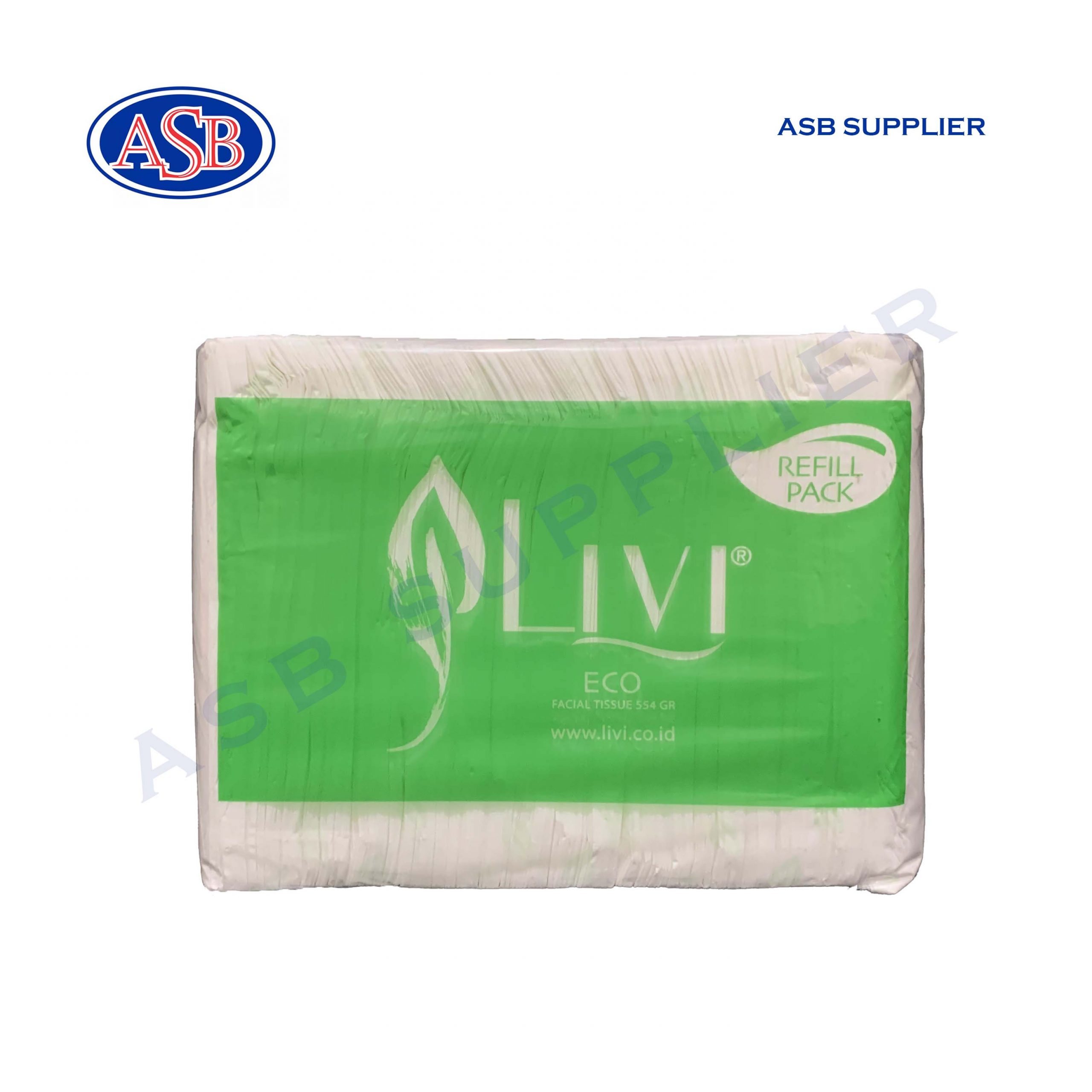 Facial Tissue 2 Ply Livi (600 Sheets)