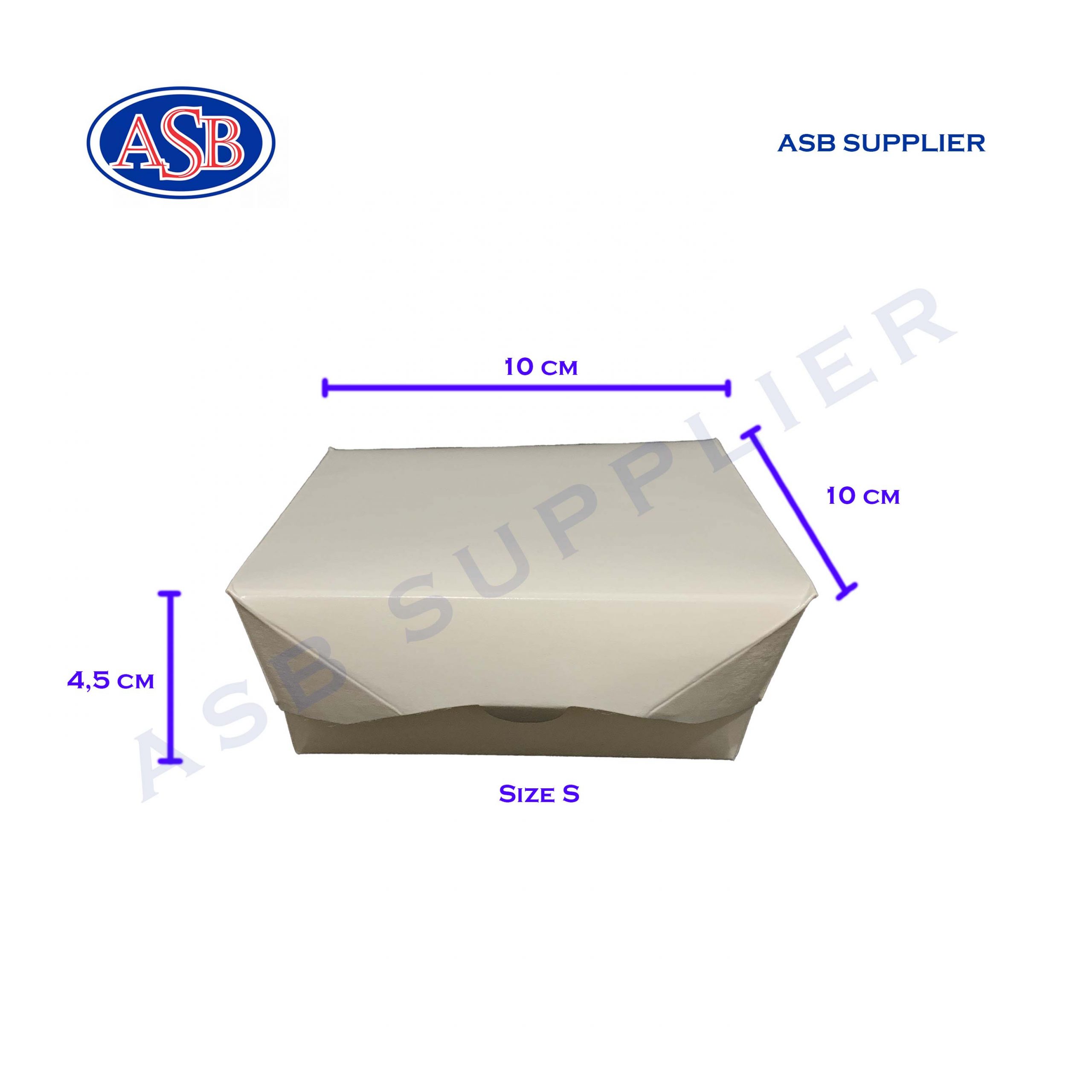 Plain Paper Lunch Box (50 - 100 Pcs)