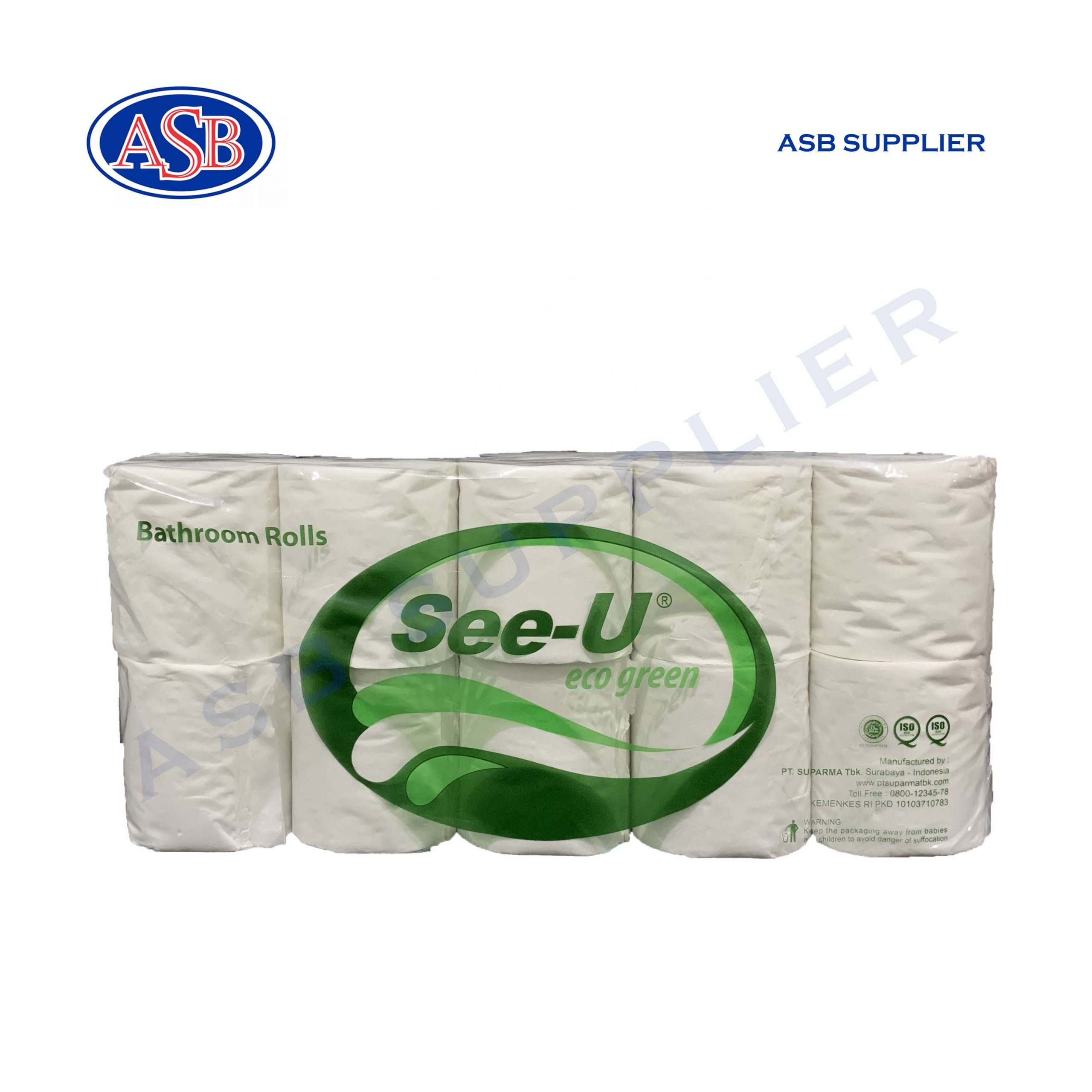 Bathroom Roll 10 in 1 Core 2 Ply See-U (250 Sheets)