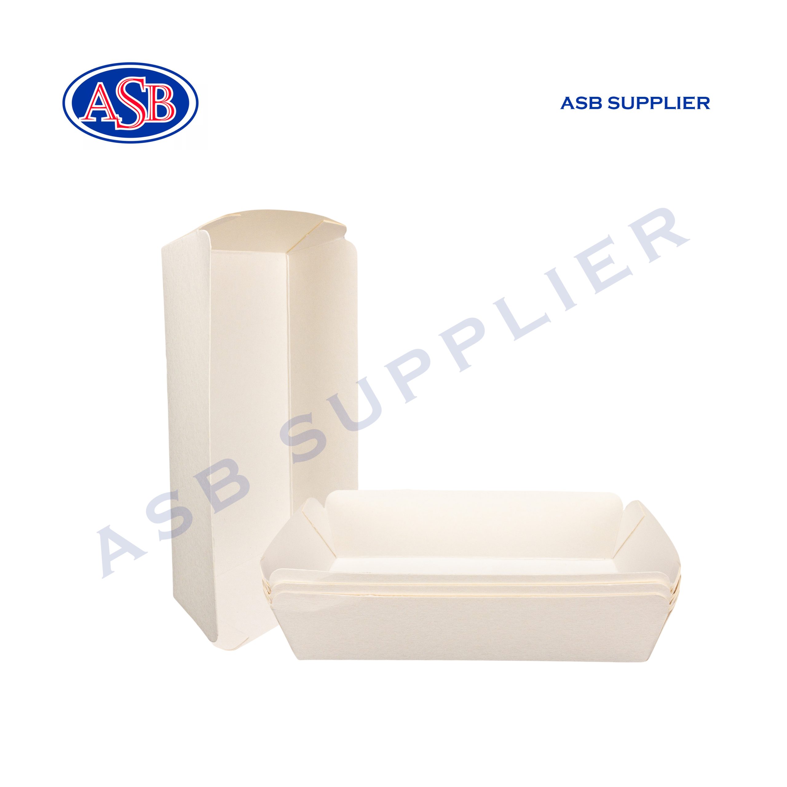 Plain Paper Food Tray (500 Pcs)